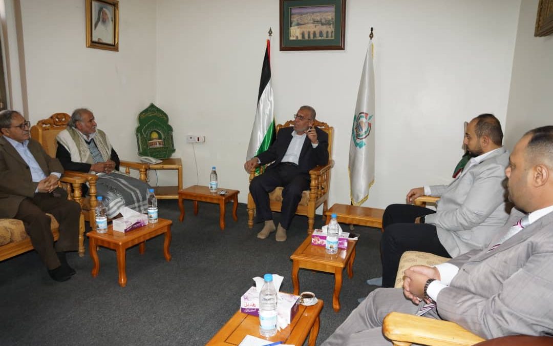 حماس تستقبل قيادة التنظيم الناصري بصنعاء