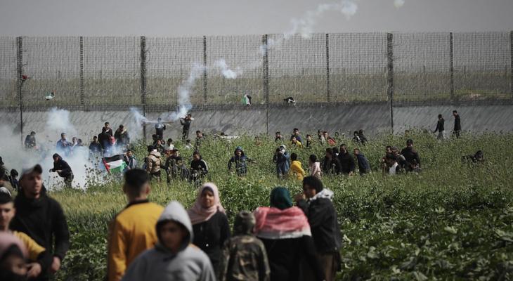 غزة.. الاحتلال يستهدف المشاركين في فعالية إحياء يوم الأرض