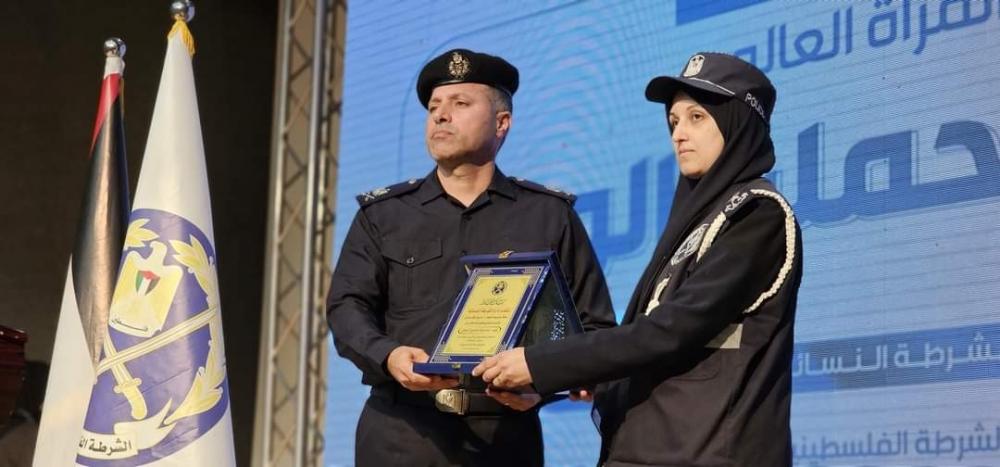 الشرطة النسائية بغزة تنظم حفلًا بمناسبة يوم المرأة العالمي