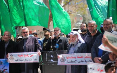 رفح.. حماس تنظم وقفة نصرة للأقصى والضفة والأسرى