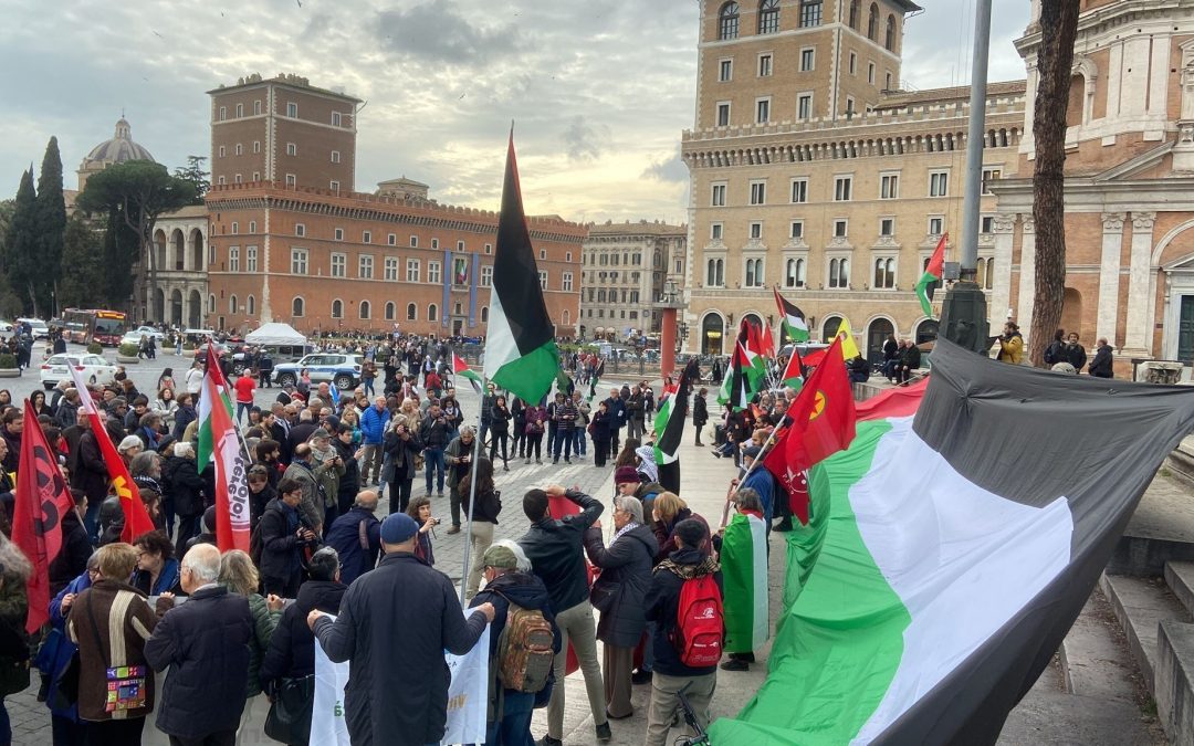 تظاهرة في روما رفضًا لزيارة نتنياهو