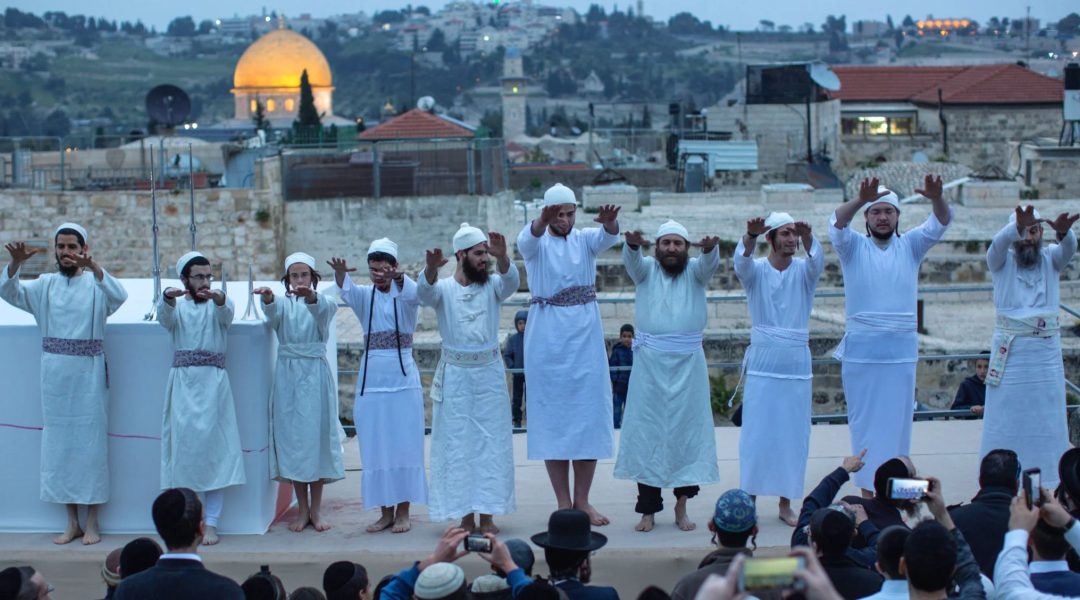 منظمات يهودية تقيم تدريبات لتقديم قربان عيد الفصح