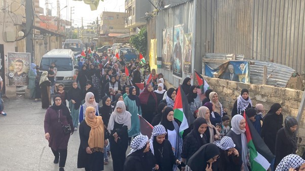 مسيرات في المخيمات الفلسطينية بلبنان في ذكرى النكبة