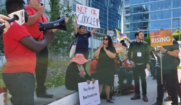 ناشطون أمريكيون يطالبون غوغل وأمازون بإنهاء عقودهما مع الاحتلال