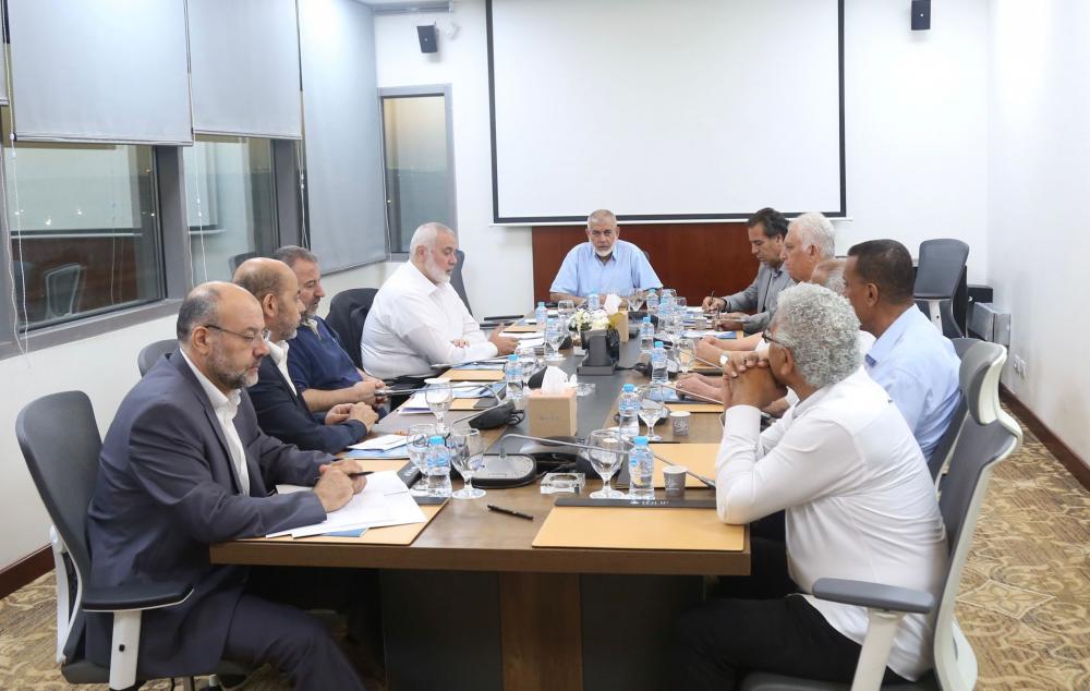 حماس تلتقي عددًا من الفصائل المشاركة باجتماع الأمناء