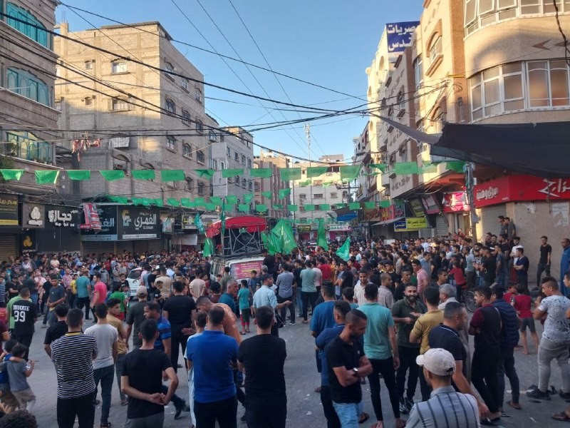 حماس تنظم مسيرة في مخيم جباليا نصرة للقدس