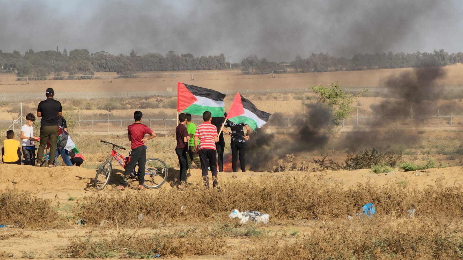 إصابة مواطنين برصاص الاحتلال خلال فعاليات شعبية شرق غزة