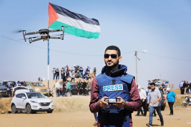 استشهاد المصور الصحفي رشدي السراج في قصف إسرائيلي بغزة