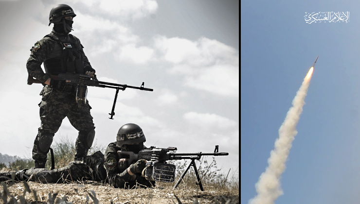 القسام يباغت العدو خلف خطوطه ورشقات صاروخية تستهدف تل أبيب