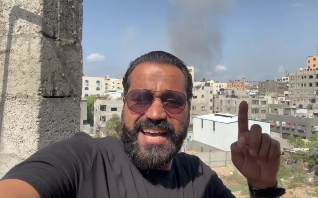 استشهاد الفنان الفلسطيني علي نسمان في قصف على غزة