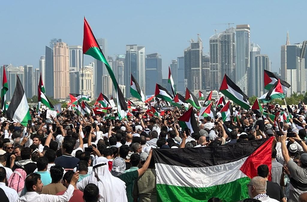 مظاهرات الغضب تتسع عبر العالم تنديدا بالمجازر الإسرائيلية بغزة