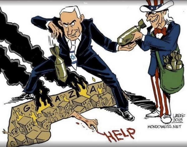 أمريكا ودول غربية تساهم بالعدوان الإسرائيلي بالعتاد والمال والغطاء السياسي
