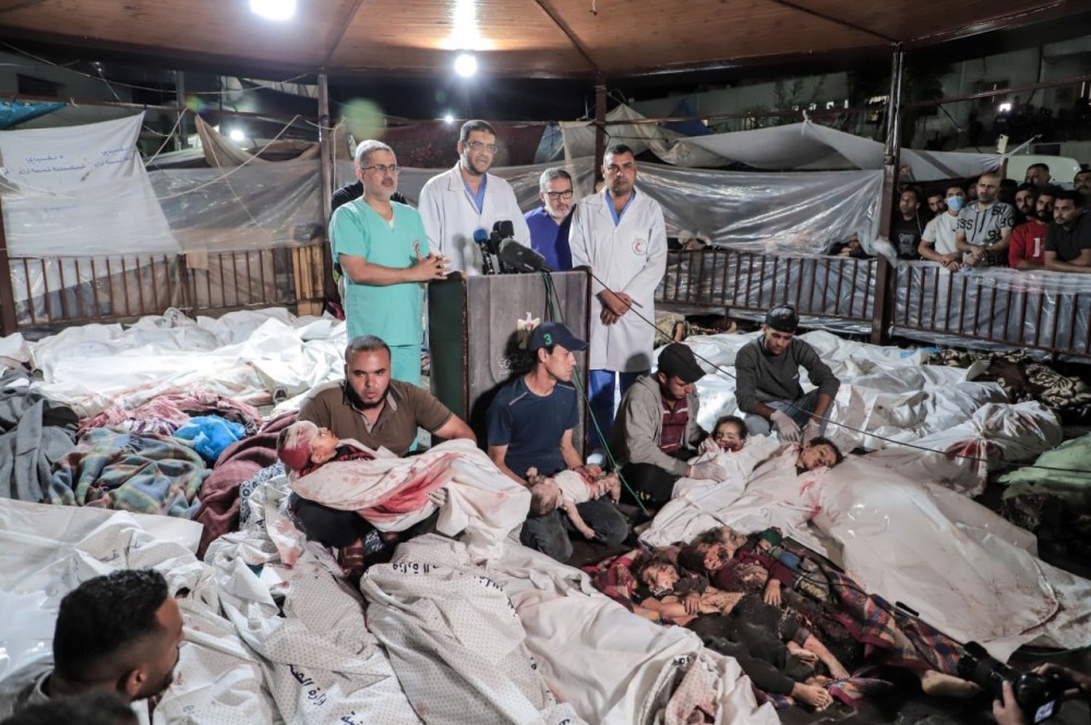 يوسف أبو الريش يكشف تفاصيل مجزرة المستشفى المعمداني بغزة