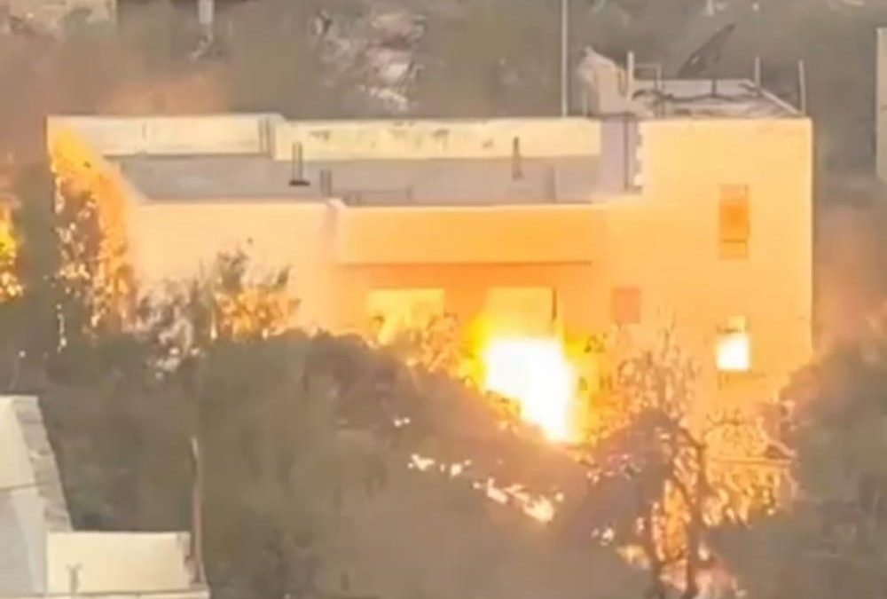 الاحتلال يفجر منزل القائد في حماس صالح العاروري برام الله