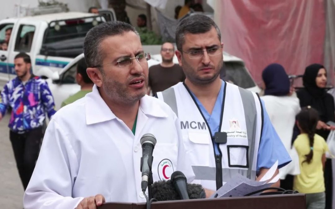 الصحة تدعو مصر لتحريك سيارات إسعاف لإنقاذ المرضى والنازحين بمشفى الشفاء