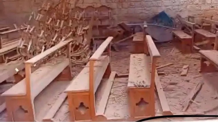 مدفعية الاحتلال تقصف كنيسة “مار جرجس” في لبنان (شاهد)