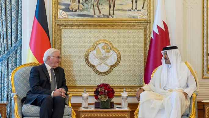 باستقباله الرئيس الألماني.. أمير قطر يشدد على أهمية وقف دائم لإطلاق النار في غزة