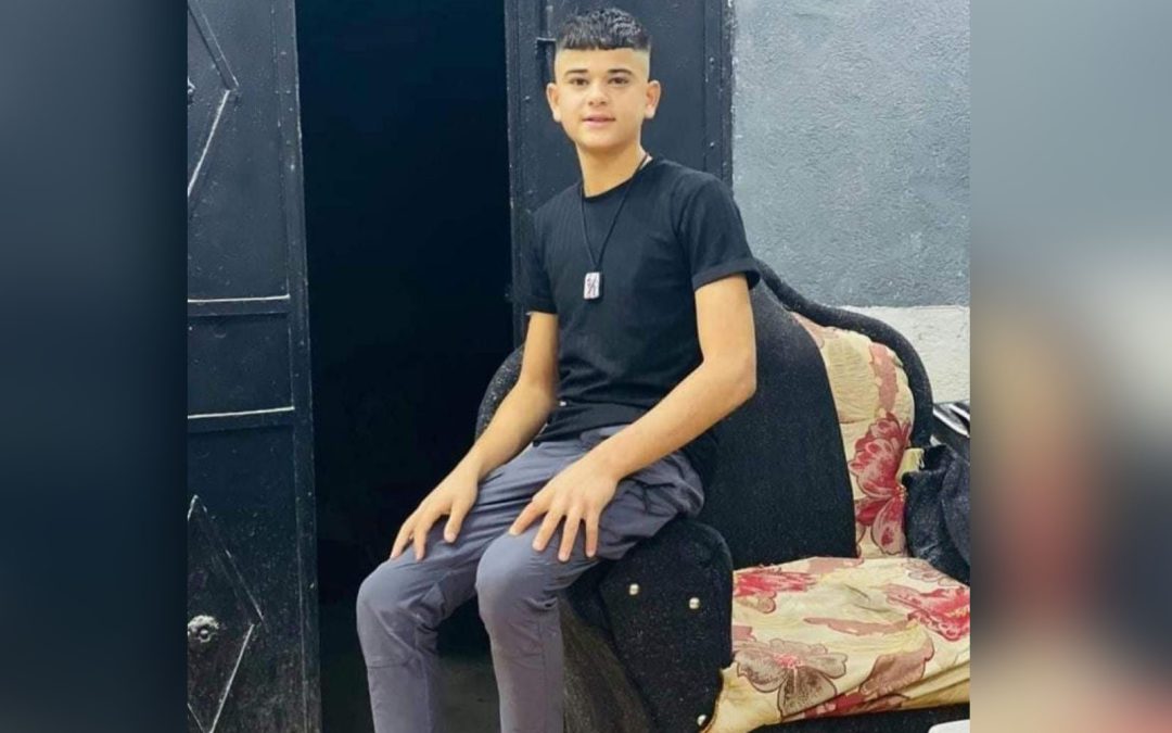 استشهاد الطفل معتز عيد برصاص الاحتلال جنوب نابلس