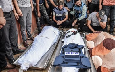 عدد شهداء الصحفيين يرتفع إلى 132 منذ بدء العدوان على غزة