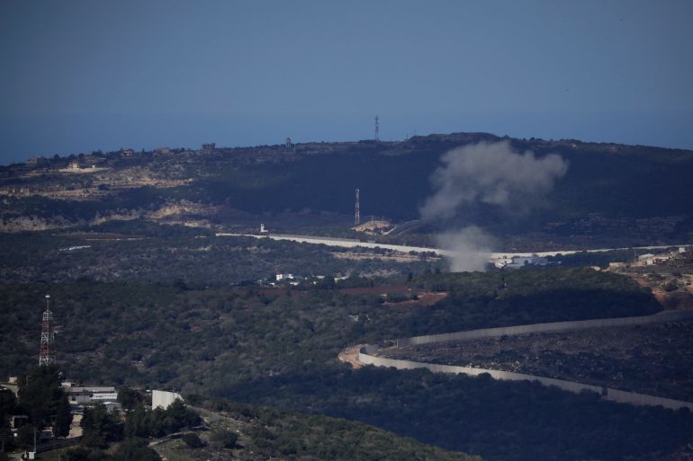 حزب الله يقصف 5 مواقع وتحمعات للاحتلال من جنوب لبنان