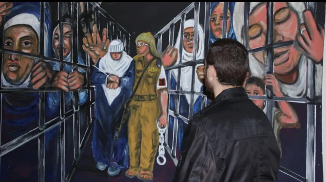 الأسيرات بسجون الاحتلال تعبيرية
