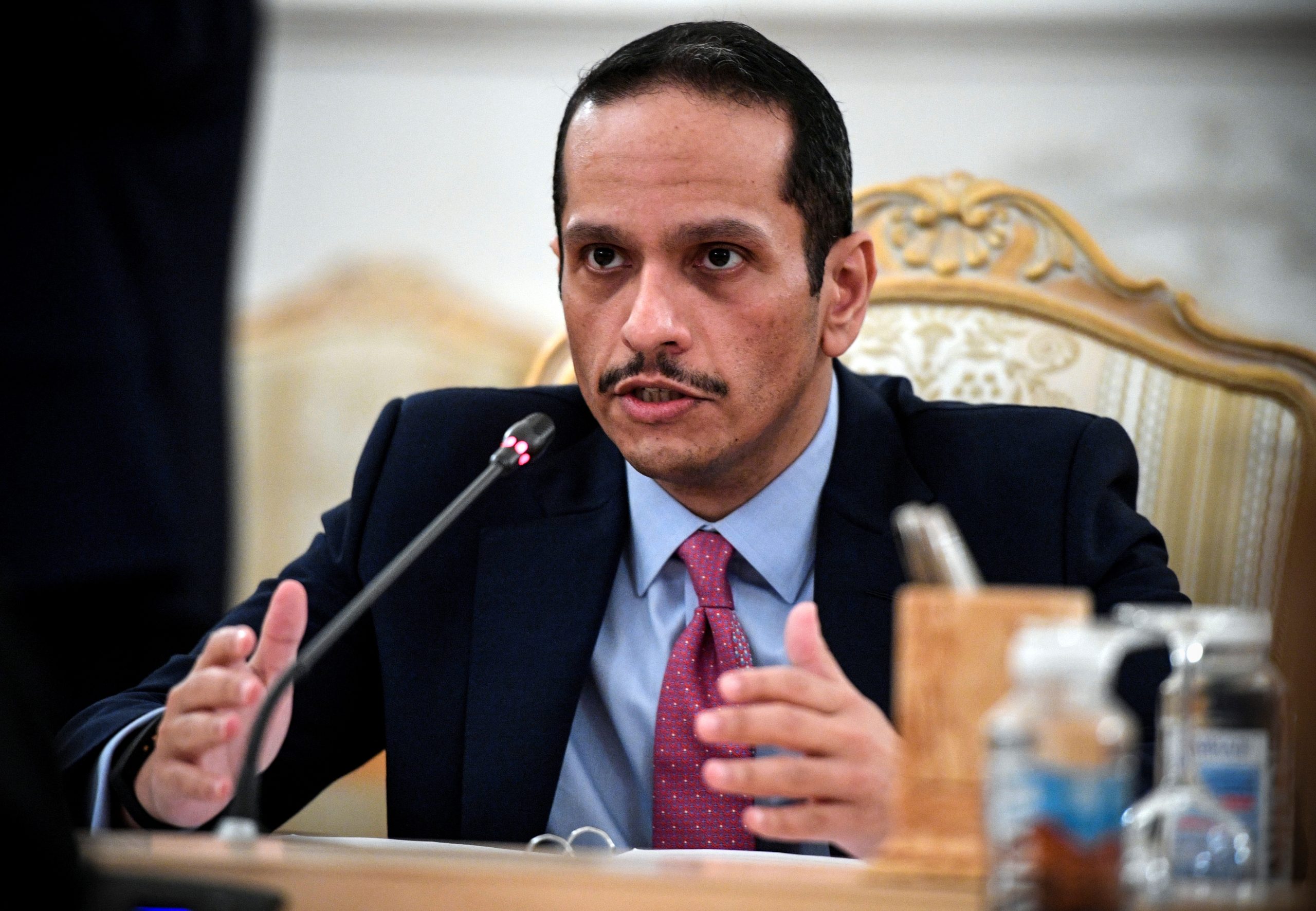 رئيس وزراء قطر يؤكد إحراز تقدم في المحادثات لوقف إطلاق النار بغزة