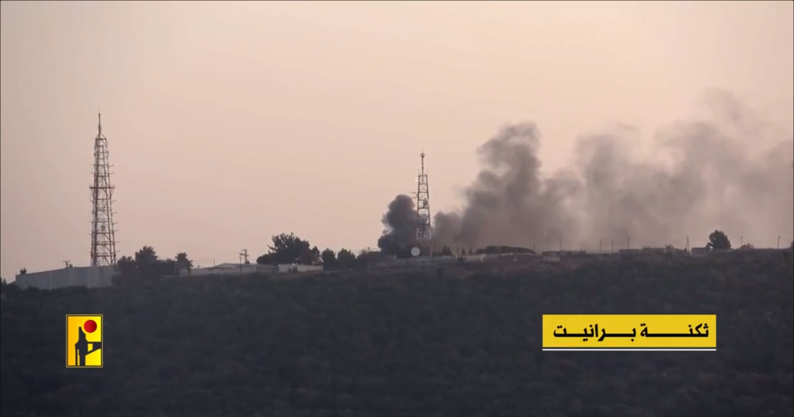 حزب الله يشن هجوما صاروخيا على مواقع إسرائيلية