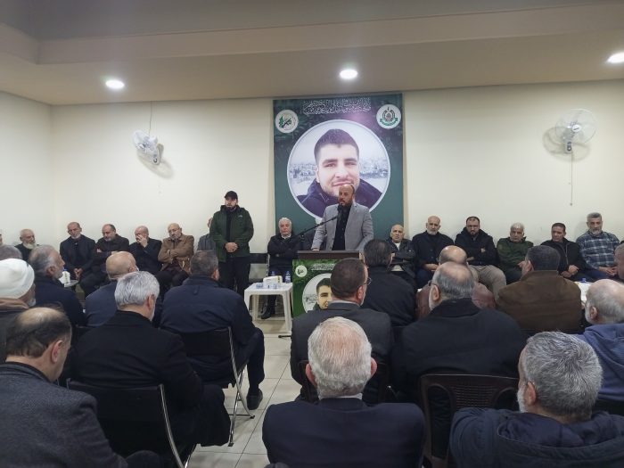 حماس تقيم حفل تأبين للشهيد القسامي “عزام”