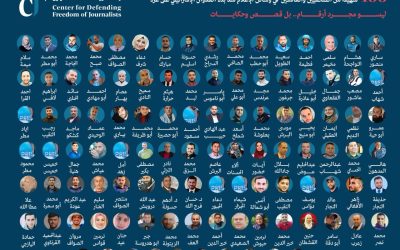 ١٠٦ شهيد صحفي فلسطيني