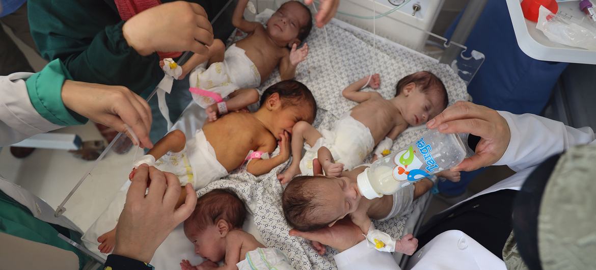 مؤسسة أممية: 20 ألف طفل في غزة وُلدوا “في الجحيم”