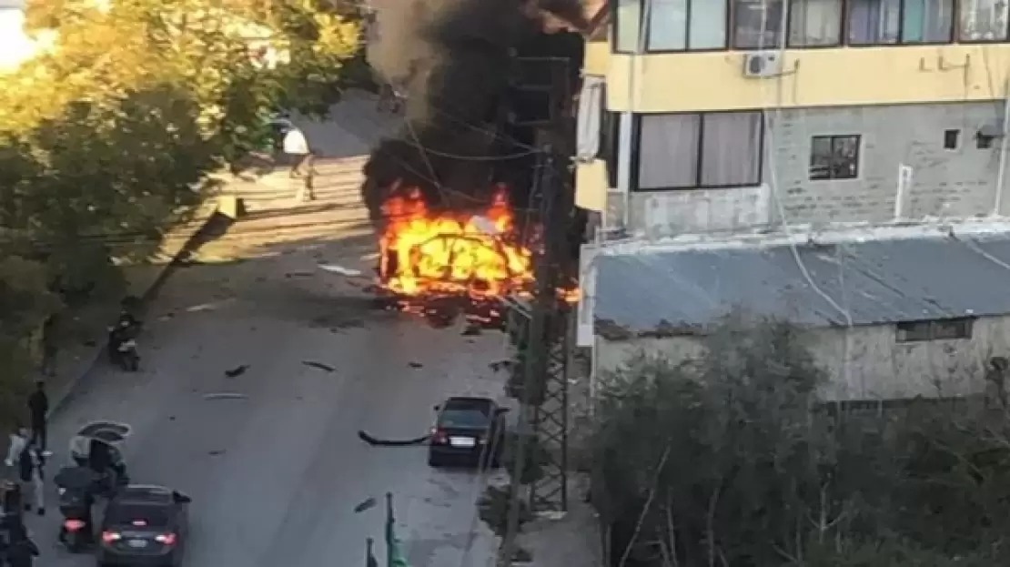 شهيد في عدوان صهيوني استهدف مركبة في منطقة النبطية جنوب لبنان