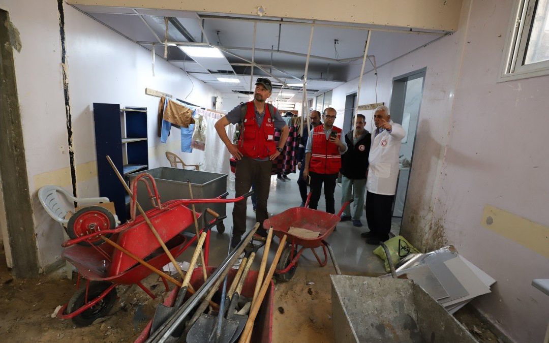 “الهلال الأحمر”: خروج مستشفى الأمل في خان يونس عن الخدمة