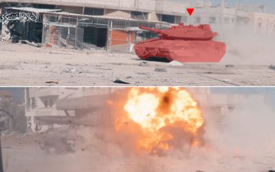 القسام يفجر دبابة ويشتبك مع جنود الاحتلال شرق رفح