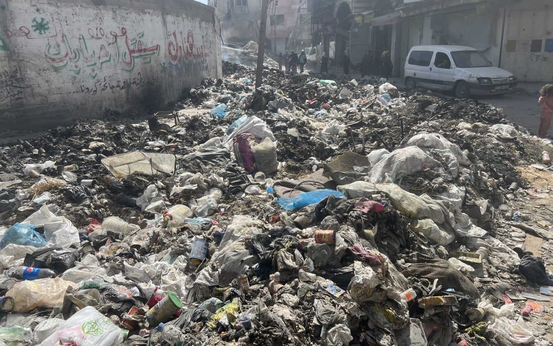بلدية غزة تجدد تحذيراتها: تكدس النفايات وتزايد الحشرات الضارة فاقم الأمراض الجلدية