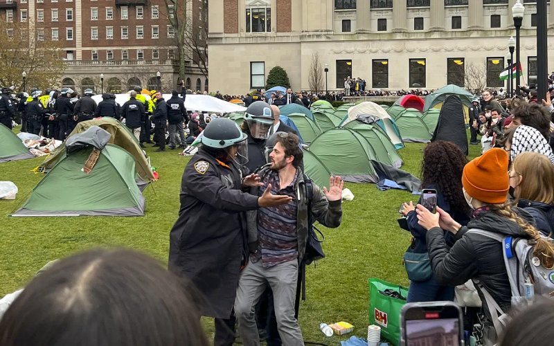 احتجاجات الطلاب في الجامعات الأمريكية