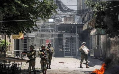اندلاع مواجهات خلال اقتحام قوات الاحتلال لمدينتي قلقيلية ونابلس
