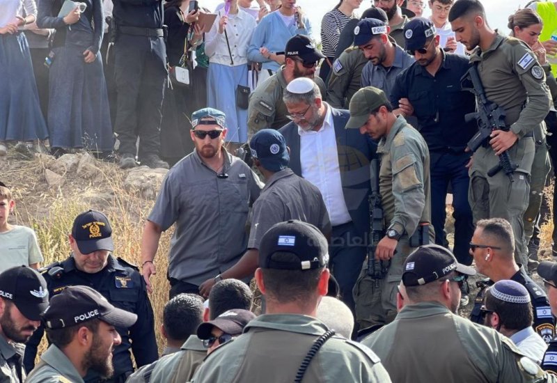 المتطرف بن غفير يقتحم حي الشيخ جراح في مدينة القدس