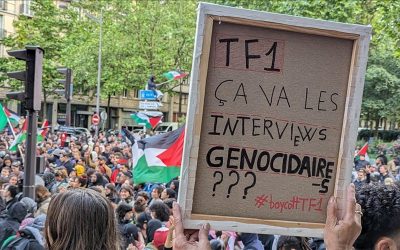 مظاهرة غاضبة في فرنسا احتجاجاً على مقابلة لنتنياهو مع قناة محلية