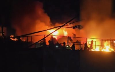 حريق كبير قرب قاعدة عسكرية إسرائيلية بالقدس