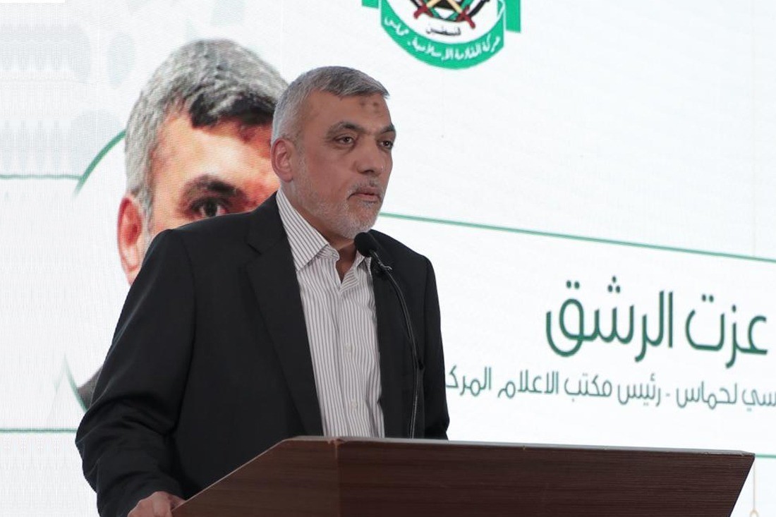 الرشق: رد حماس والفصائل يتسم بالمسؤولية والجدية والإيجابية الرشق: رد حماس والفصائل يتسم بالمسؤولية والجدية والإيجابية