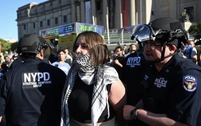 شرطة نيويورك تعتقل نشطاء خلال مظاهرة رافضة للعدوان على غزة