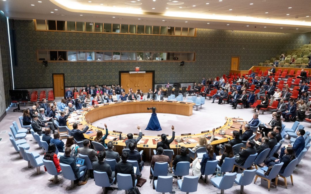 مجلس الأمن يتبنى مشروع قرار أميركي يدعو لوقف إطلاق النار بغزة