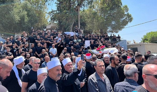 طرد وزراء الاحتلال وأعضاء كنيست خلال تشييع ضحايا مجدل شمس