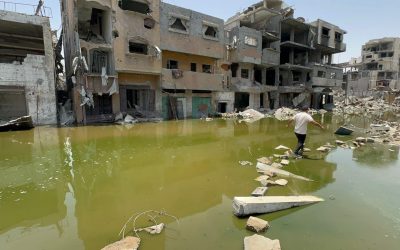 مرض جلدي خطير يهدد النازحين في غزة بسبب الكارثة البيئية