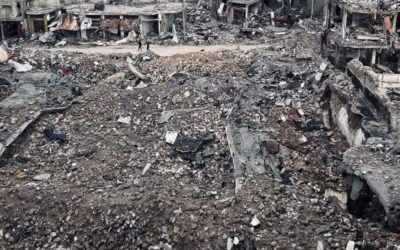 تدمير مسجد ابن عثمان في الشجاعية ثاني أكبر المساجد التاريخية بغزة