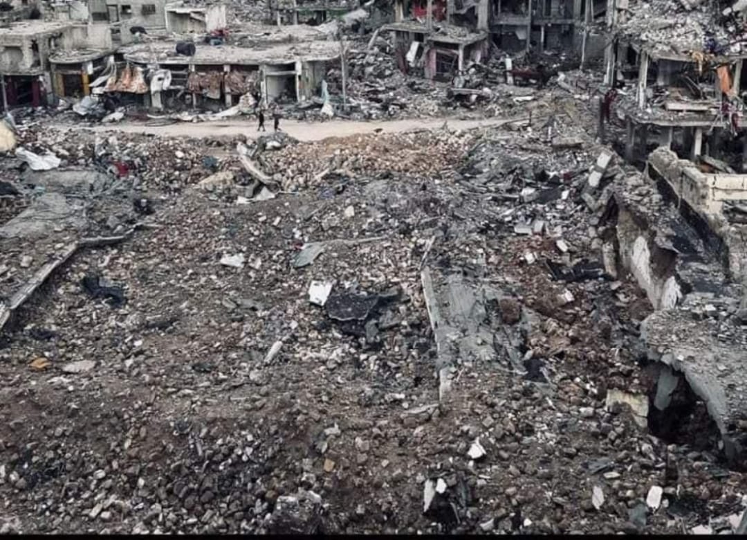 تدمير مسجد ابن عثمان في الشجاعية ثاني أكبر المساجد التاريخية بغزة