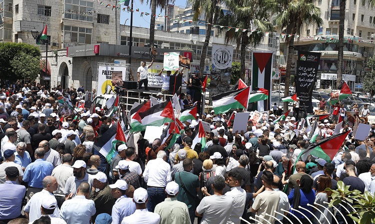 مسيرات حاشدة في الضفة باليوم العالمي لنصرة غزة والأسرى