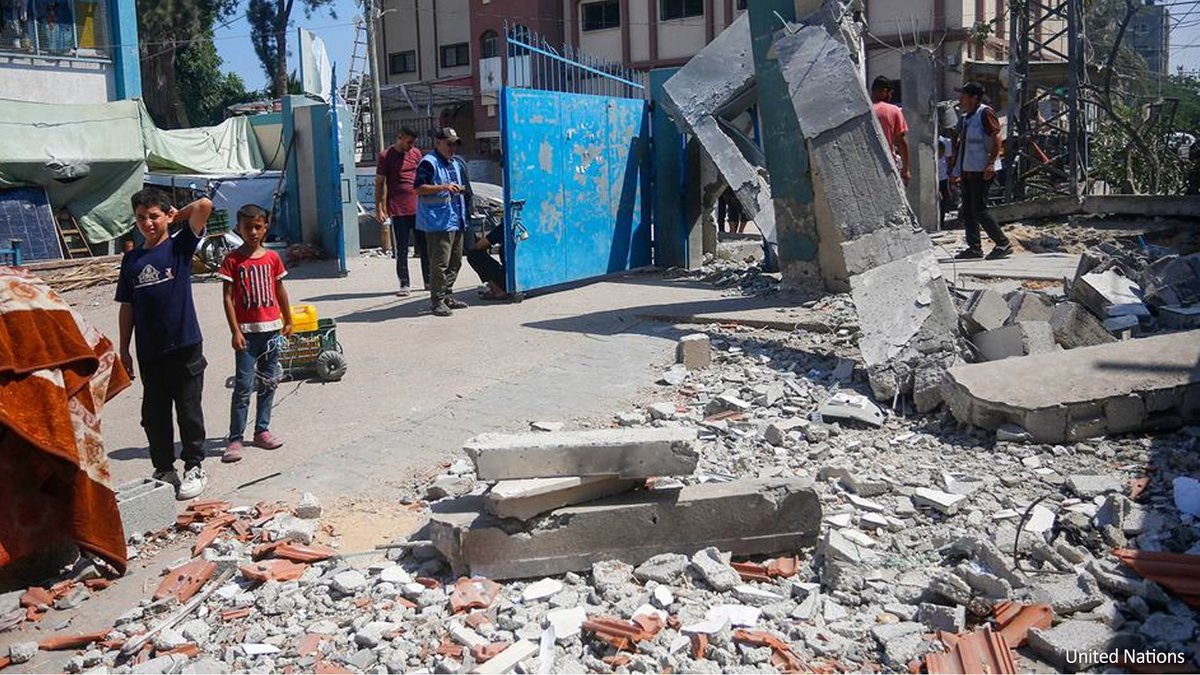 مفوضية حقوق الإنسان: 17 مدرسة قُصفت في غزة خلال تموز