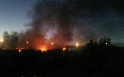 مستوطنون يحرقون منزلا ومشطب مركبات في يتما جنوب نابلس