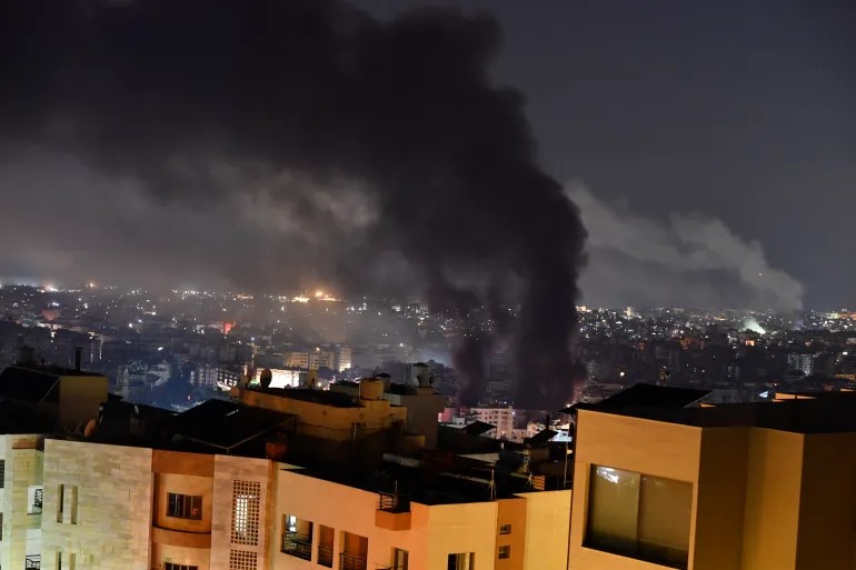 حرب لبنان .. الاحتلال يجدد قصف الضاحية وحزب الله يقصف تل أبيب